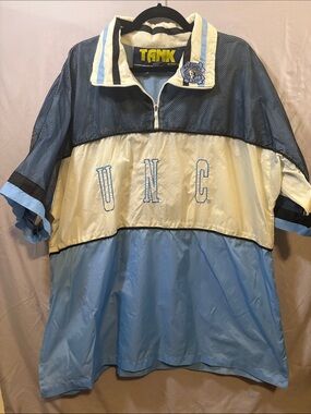 Vintage UNC Tar Heels Tank Pullover Jacket XXL